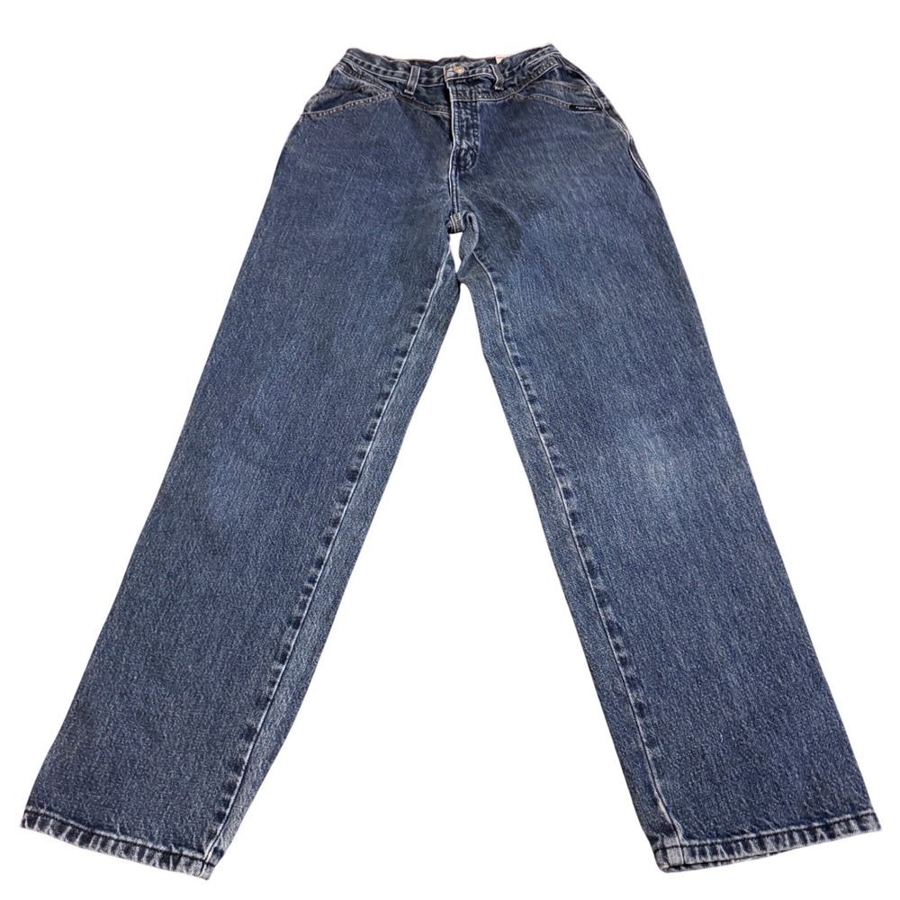 Vintage Rockies High Waisted Western Jeans Medium Wash Cotton RB77562001 Sz 12R